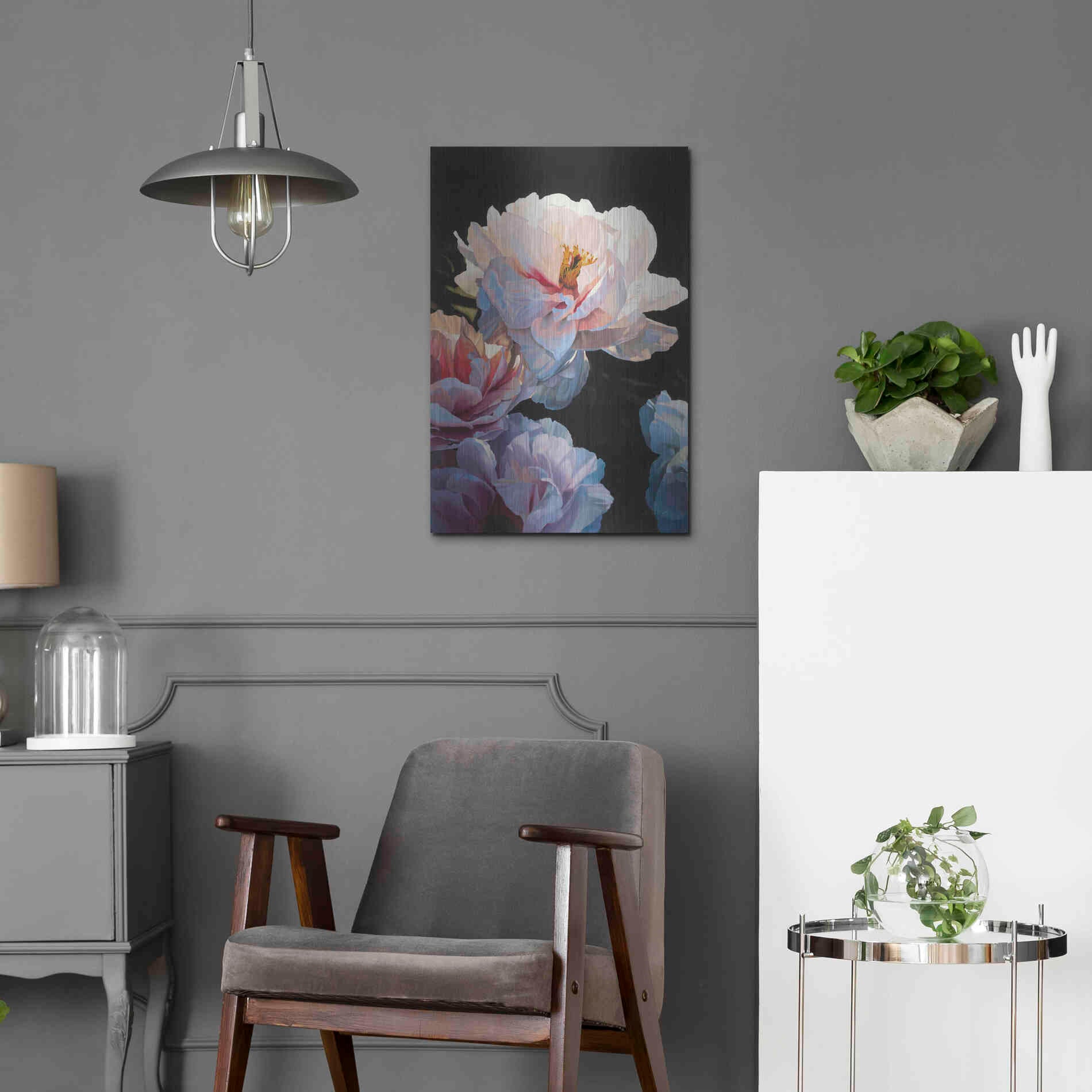 Luxe Metal Art 'Morning Glow II' by James Wiens, Metal Wall Art,16x24