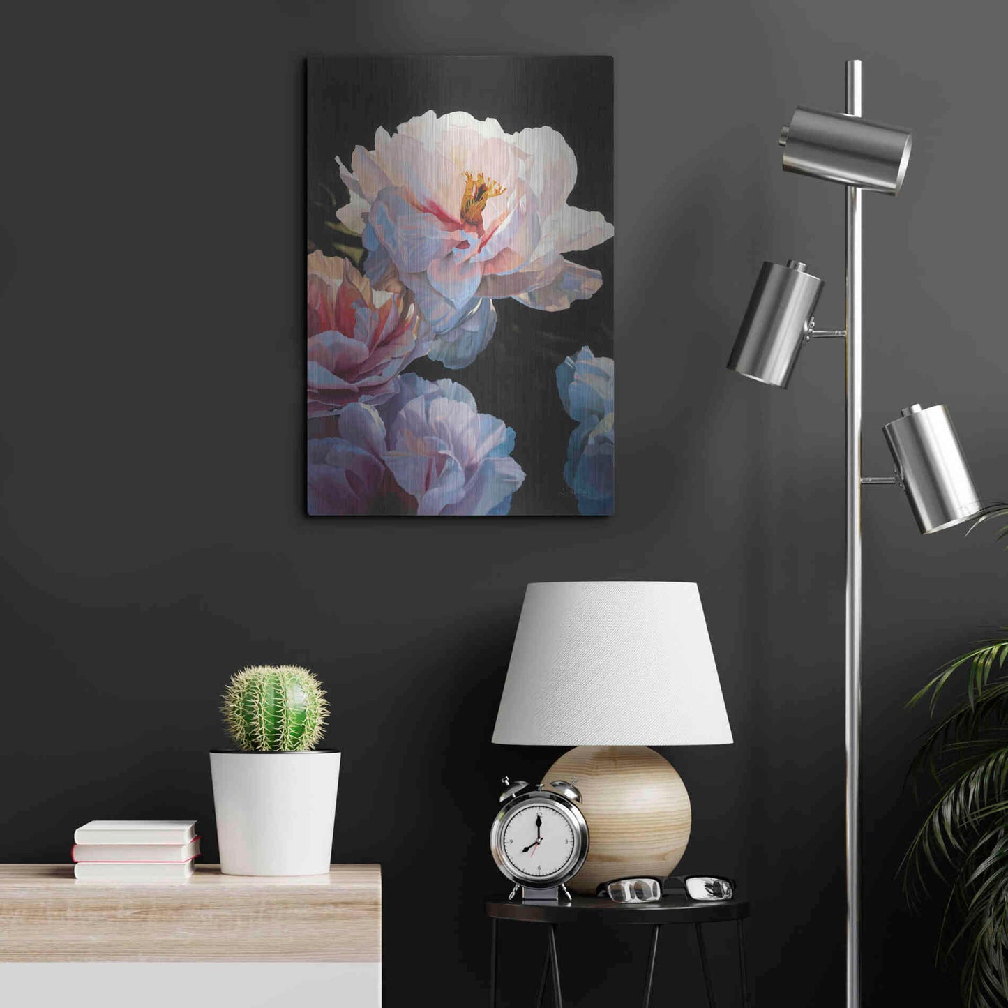 Luxe Metal Art 'Morning Glow II' by James Wiens, Metal Wall Art,16x24