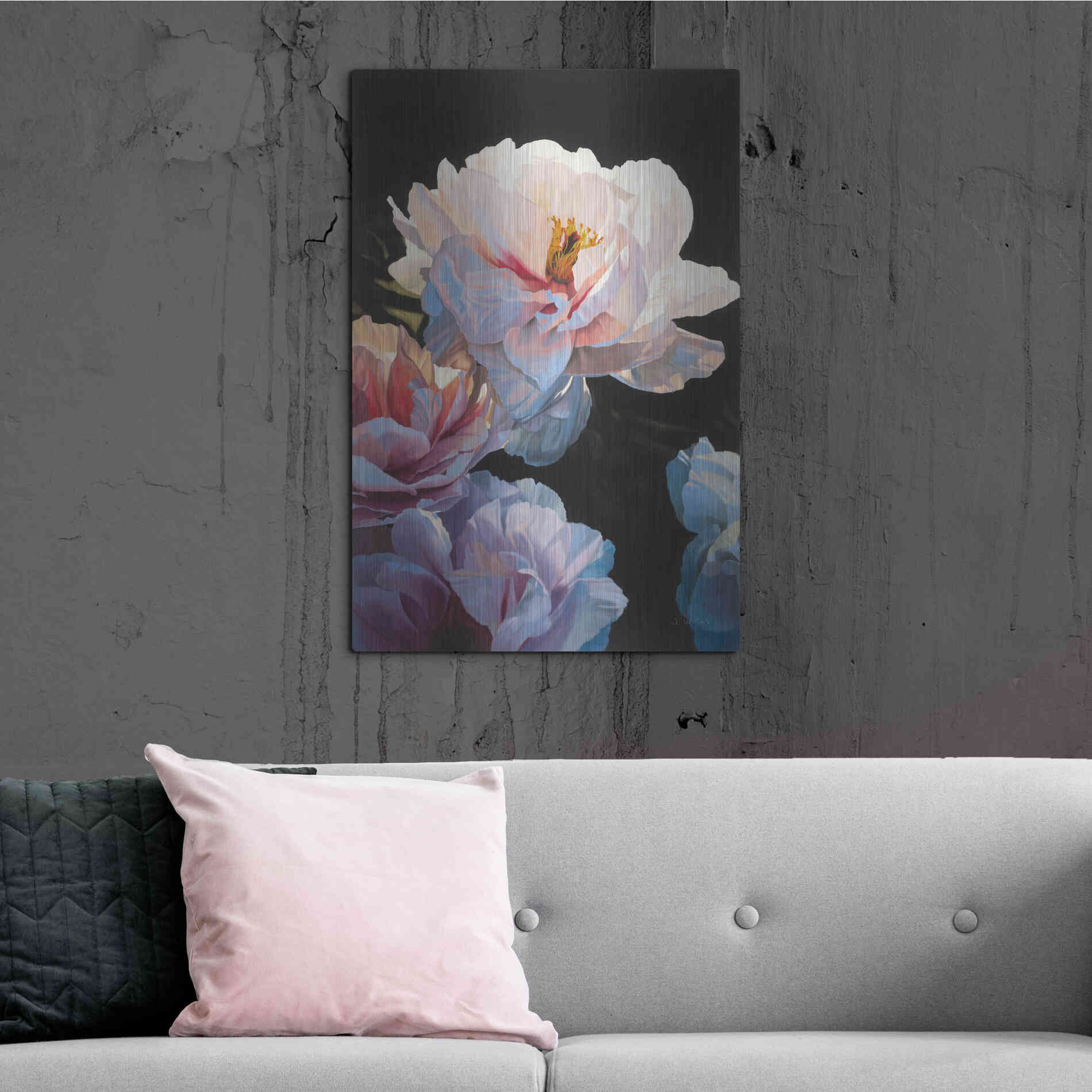 Luxe Metal Art 'Morning Glow II' by James Wiens, Metal Wall Art,24x36