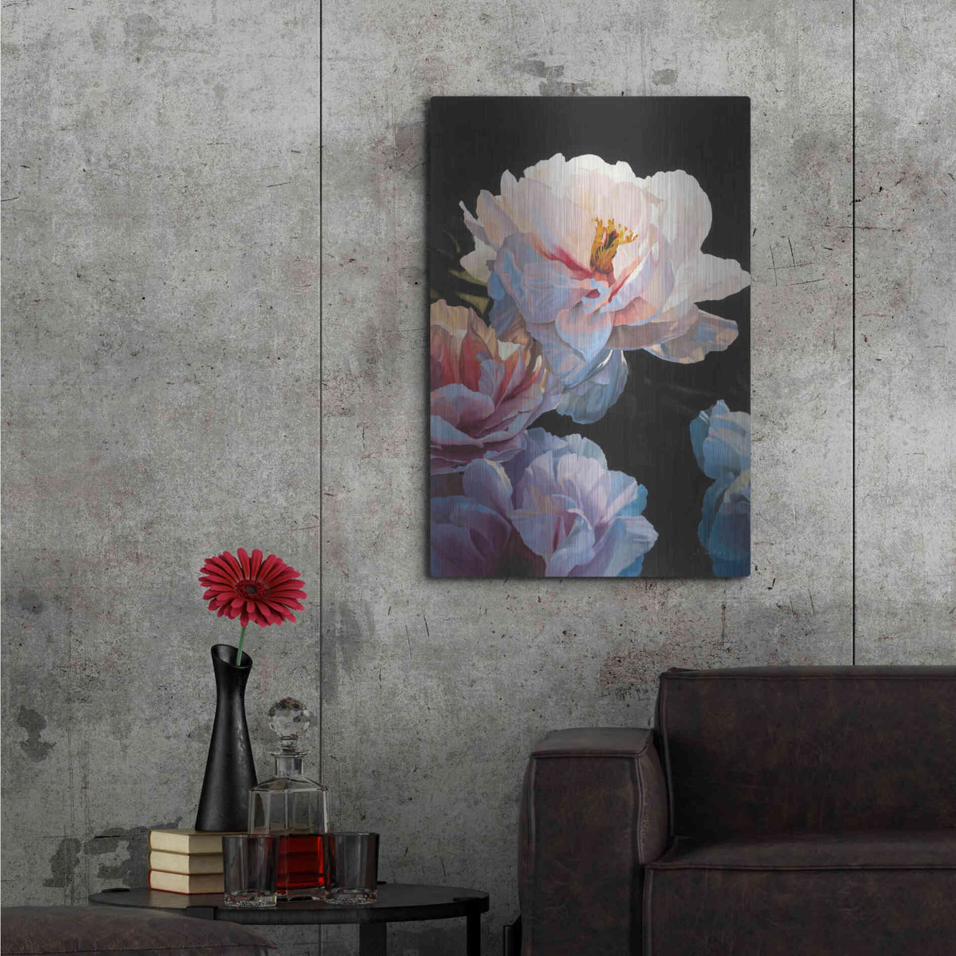 Luxe Metal Art 'Morning Glow II' by James Wiens, Metal Wall Art,24x36