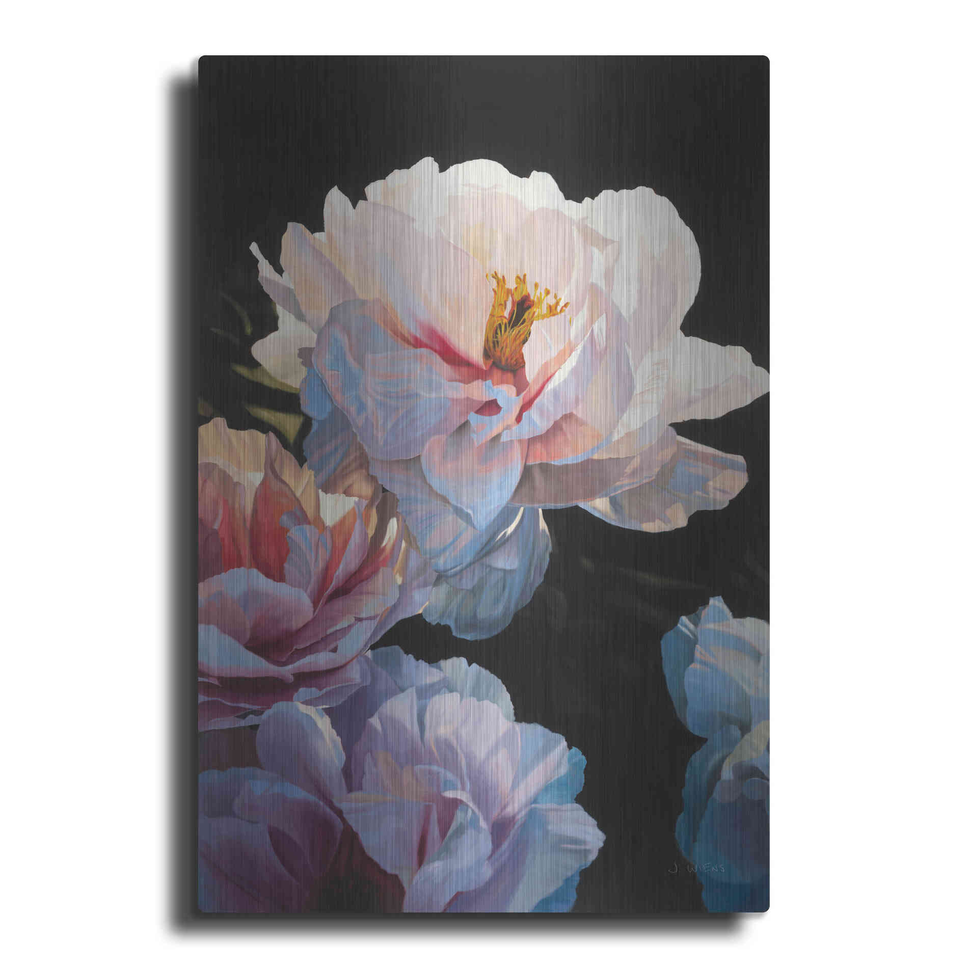 Luxe Metal Art 'Morning Glow II' by James Wiens, Metal Wall Art