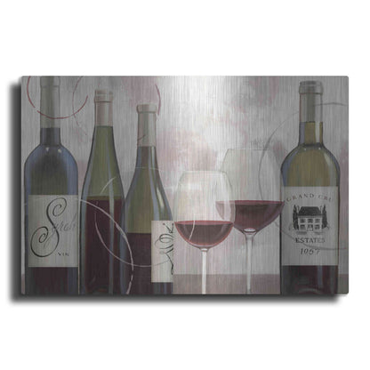 Luxe Metal Art 'Taste Appeal Red II' by James Wiens, Metal Wall Art