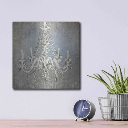 Luxe Metal Art 'Luxurious Lights II' by James Wiens, Metal Wall Art,12x12