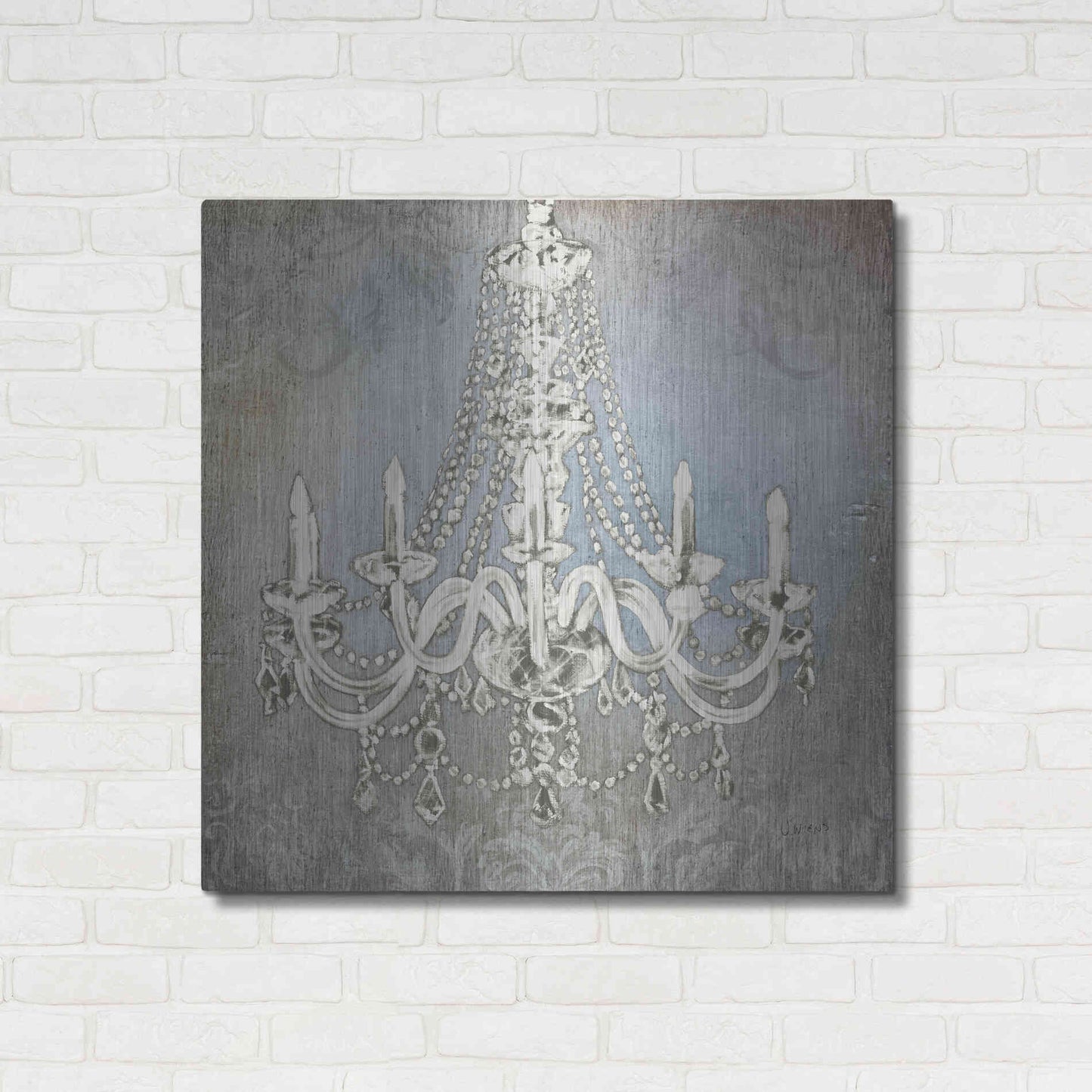 Luxe Metal Art 'Luxurious Lights II' by James Wiens, Metal Wall Art,36x36