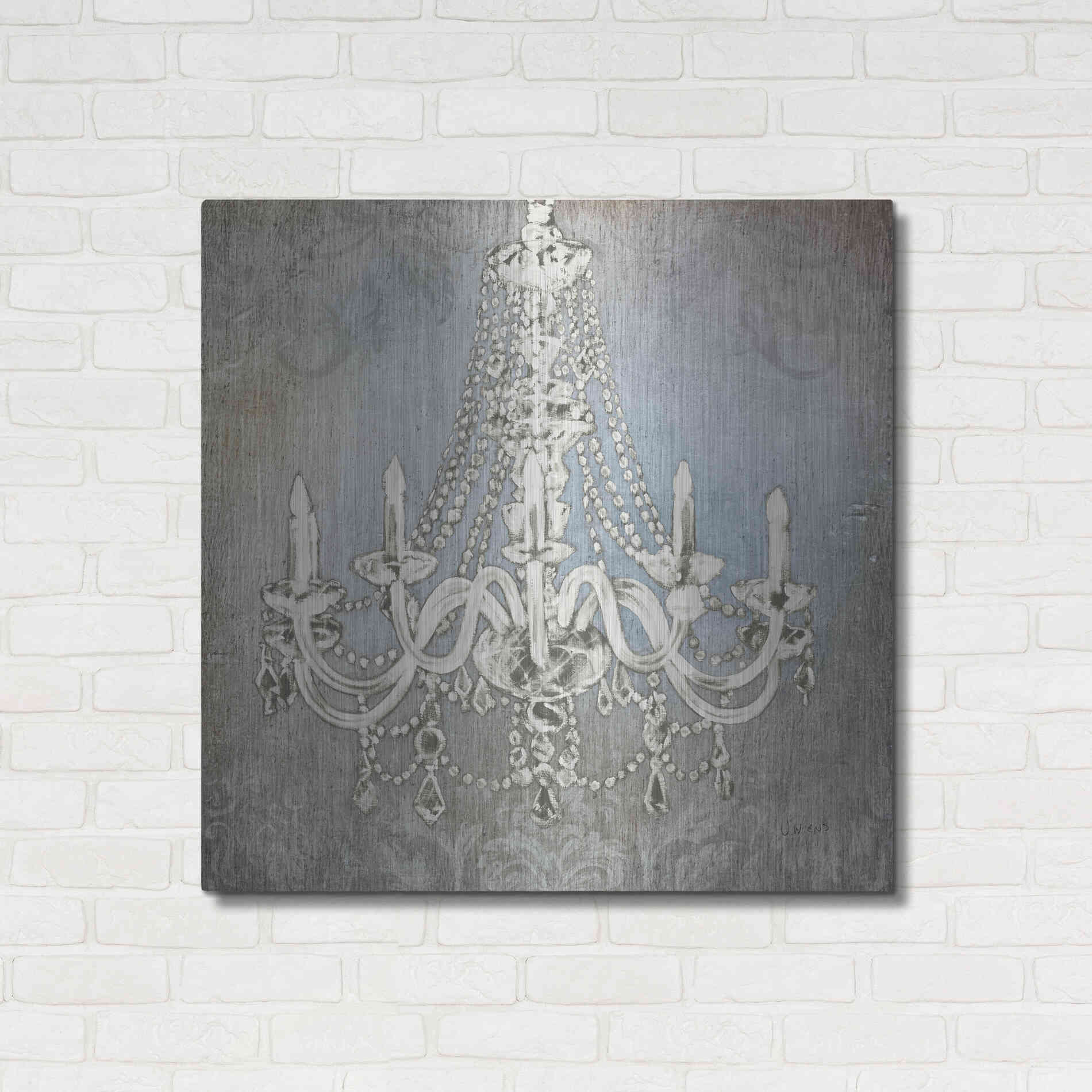 Luxe Metal Art 'Luxurious Lights II' by James Wiens, Metal Wall Art,36x36