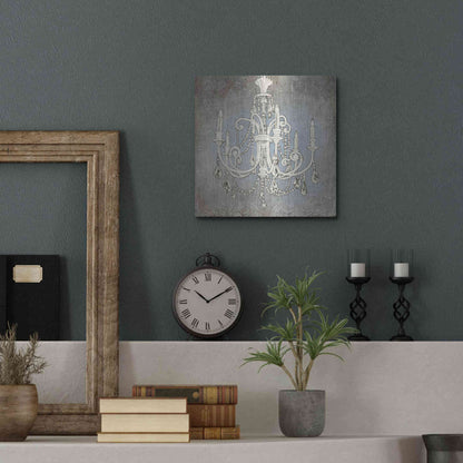 Luxe Metal Art 'Luxurious Lights III' by James Wiens, Metal Wall Art,12x12
