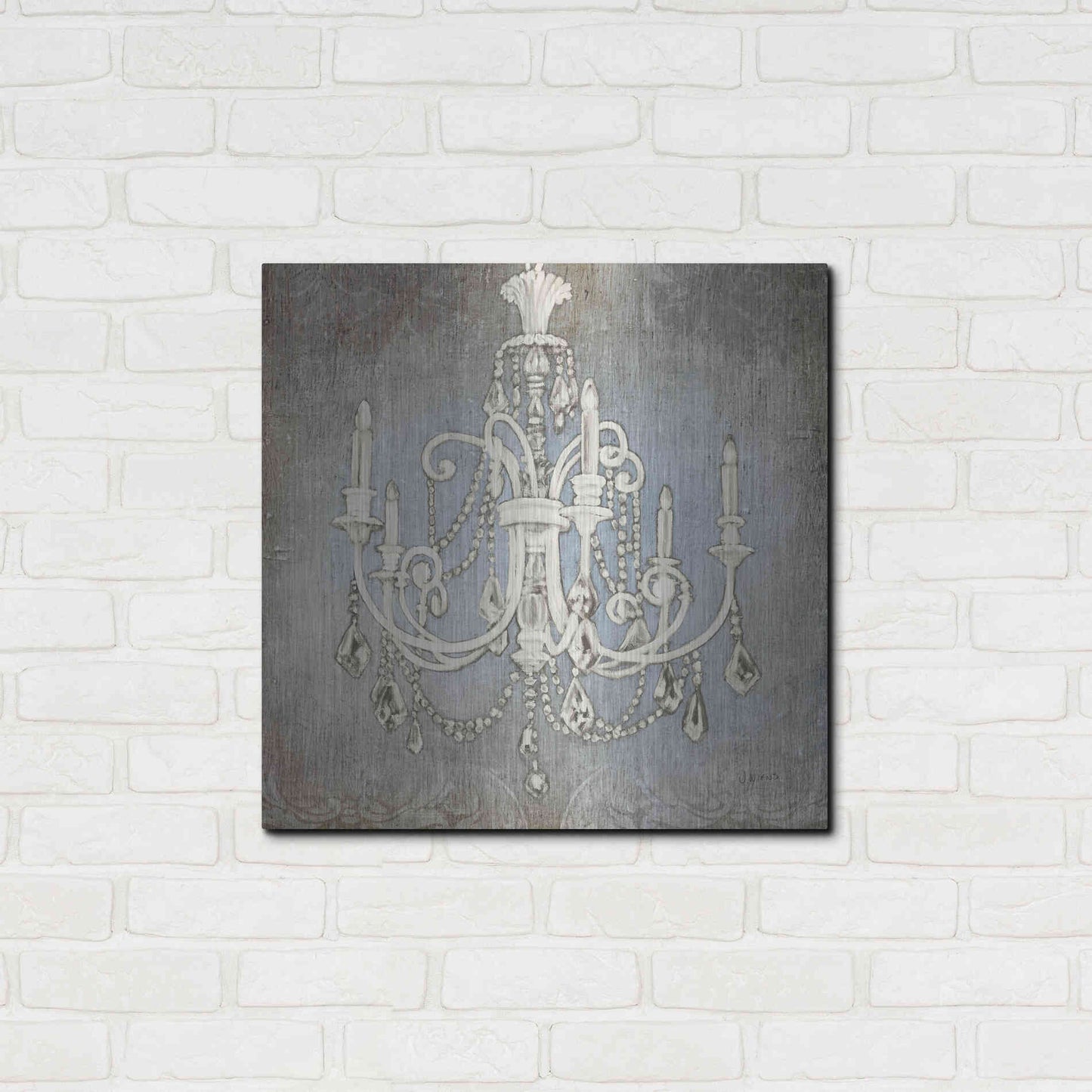 Luxe Metal Art 'Luxurious Lights III' by James Wiens, Metal Wall Art,24x24