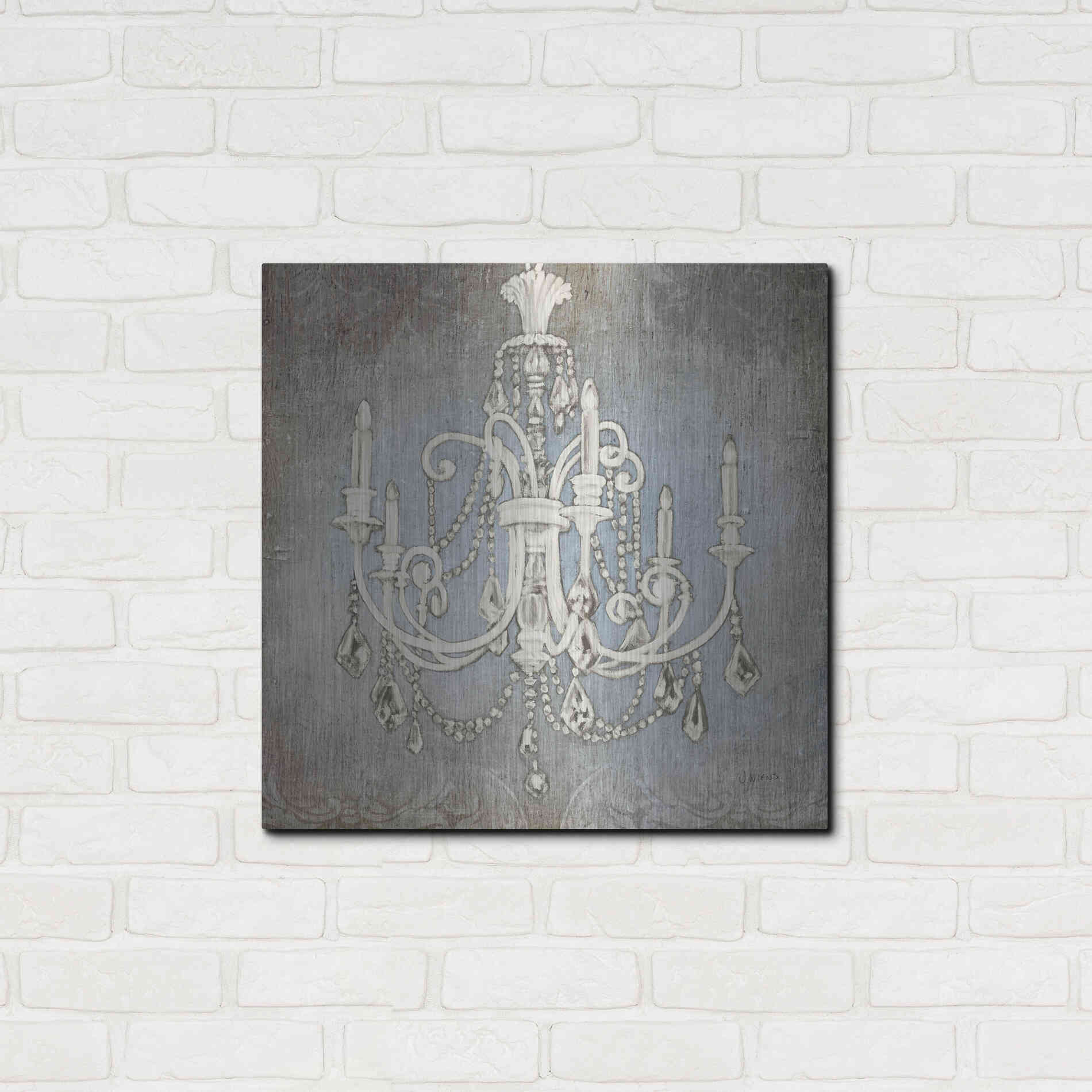 Luxe Metal Art 'Luxurious Lights III' by James Wiens, Metal Wall Art,24x24