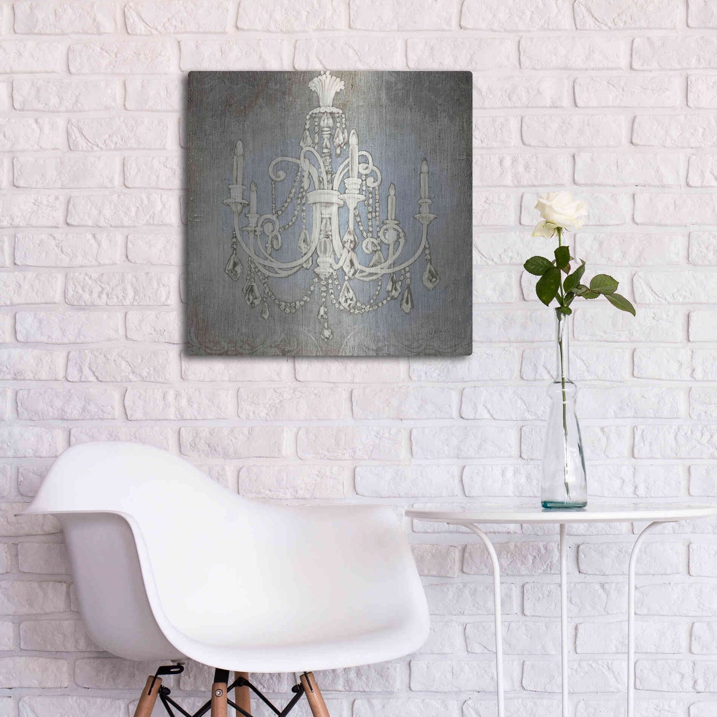 Luxe Metal Art 'Luxurious Lights III' by James Wiens, Metal Wall Art,24x24
