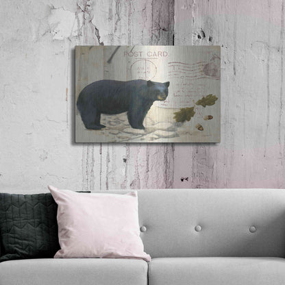 Luxe Metal Art 'Northern Wild Bear' by James Wiens, Metal Wall Art,36x24