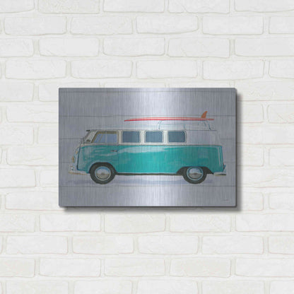 Luxe Metal Art 'Beach Ride X' by James Wiens, Metal Wall Art,24x16