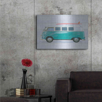 Luxe Metal Art 'Beach Ride X' by James Wiens, Metal Wall Art,36x24