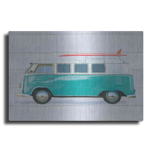 Luxe Metal Art 'Beach Ride X' by James Wiens, Metal Wall Art