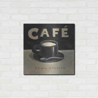 Luxe Metal Art 'Coffee Spot I' by James Wiens, Metal Wall Art,24x24