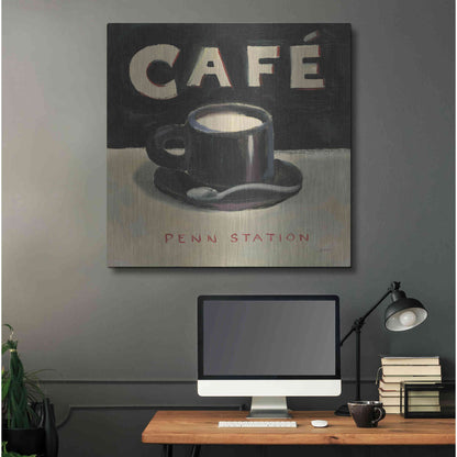 Luxe Metal Art 'Coffee Spot I' by James Wiens, Metal Wall Art,36x36