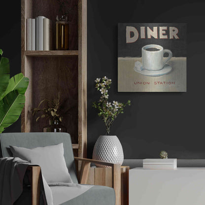 Luxe Metal Art 'Coffee Spot II' by James Wiens, Metal Wall Art,24x24