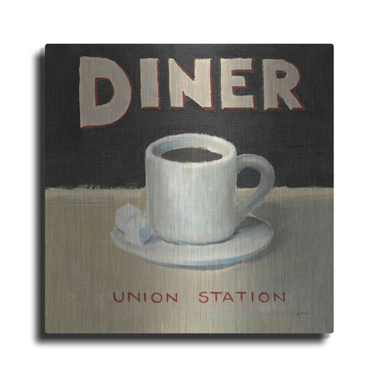 Luxe Metal Art 'Coffee Spot II' by James Wiens, Metal Wall Art