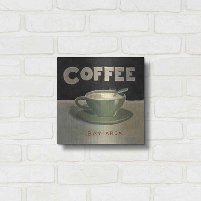 Luxe Metal Art 'Coffee Spot III' by James Wiens, Metal Wall Art,12x12