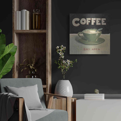 Luxe Metal Art 'Coffee Spot III' by James Wiens, Metal Wall Art,24x24