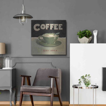 Luxe Metal Art 'Coffee Spot III' by James Wiens, Metal Wall Art,24x24