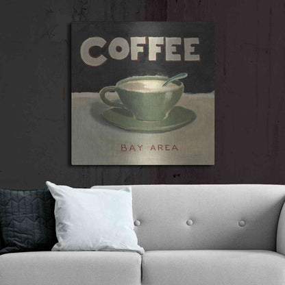 Luxe Metal Art 'Coffee Spot III' by James Wiens, Metal Wall Art,36x36