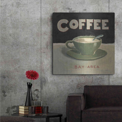 Luxe Metal Art 'Coffee Spot III' by James Wiens, Metal Wall Art,36x36