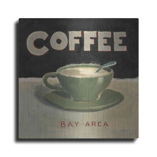 Luxe Metal Art 'Coffee Spot III' by James Wiens, Metal Wall Art