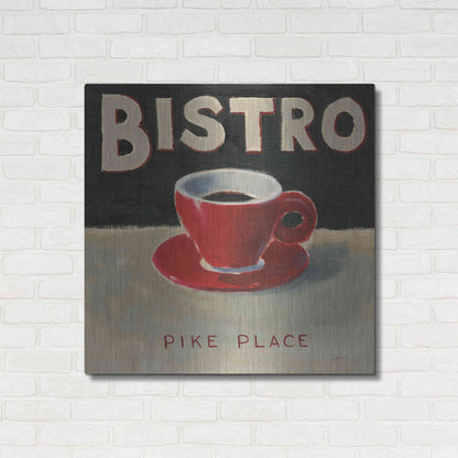 Luxe Metal Art 'Coffee Spot IV' by James Wiens, Metal Wall Art,36x36