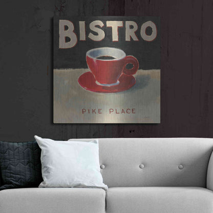 Luxe Metal Art 'Coffee Spot IV' by James Wiens, Metal Wall Art,36x36