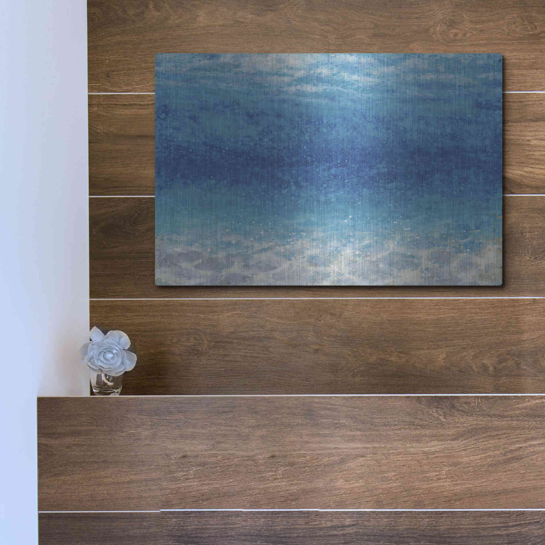 Luxe Metal Art 'Underwater I' by James Wiens, Metal Wall Art,16x12