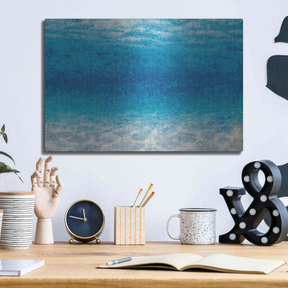 Luxe Metal Art 'Underwater I' by James Wiens, Metal Wall Art,16x12