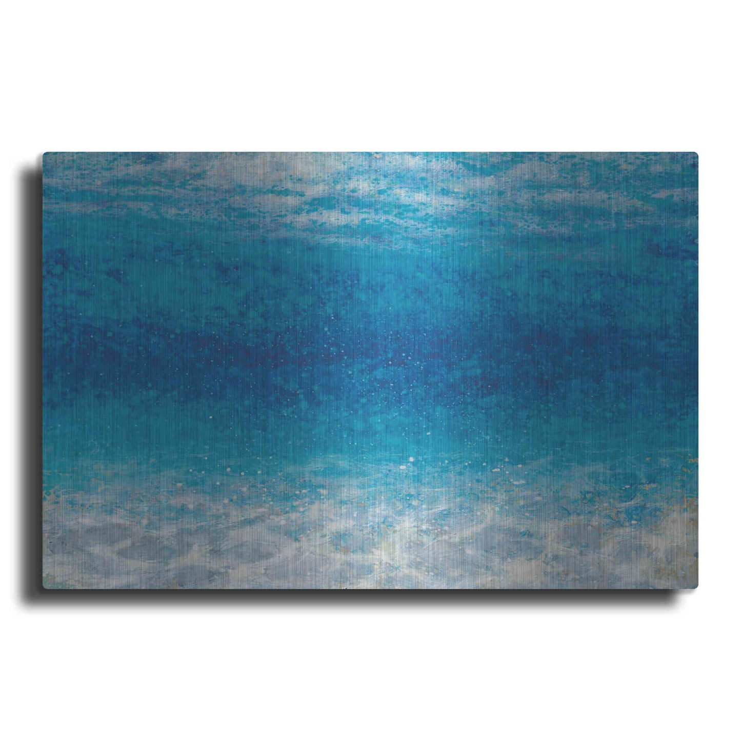 Luxe Metal Art 'Underwater I' by James Wiens, Metal Wall Art