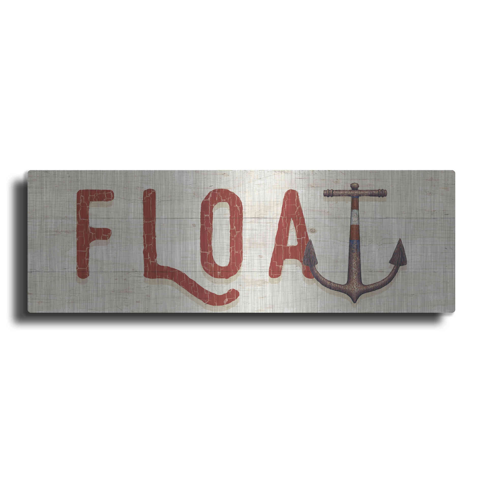 Luxe Metal Art 'Nautique VIII' by James Wiens, Metal Wall Art