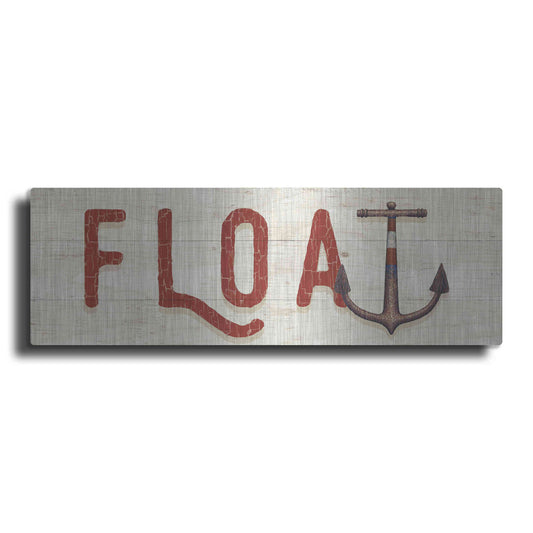 Luxe Metal Art 'Nautique VIII' by James Wiens, Metal Wall Art