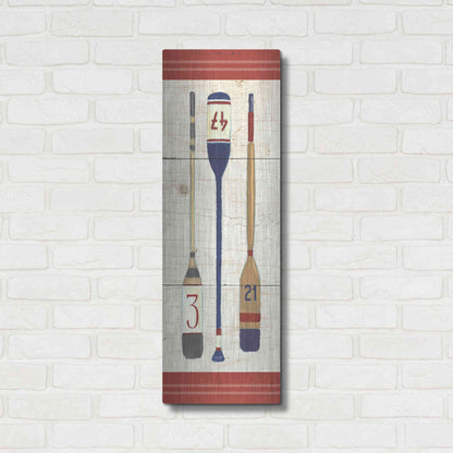 Luxe Metal Art 'Nautique X' by James Wiens, Metal Wall Art,12x36