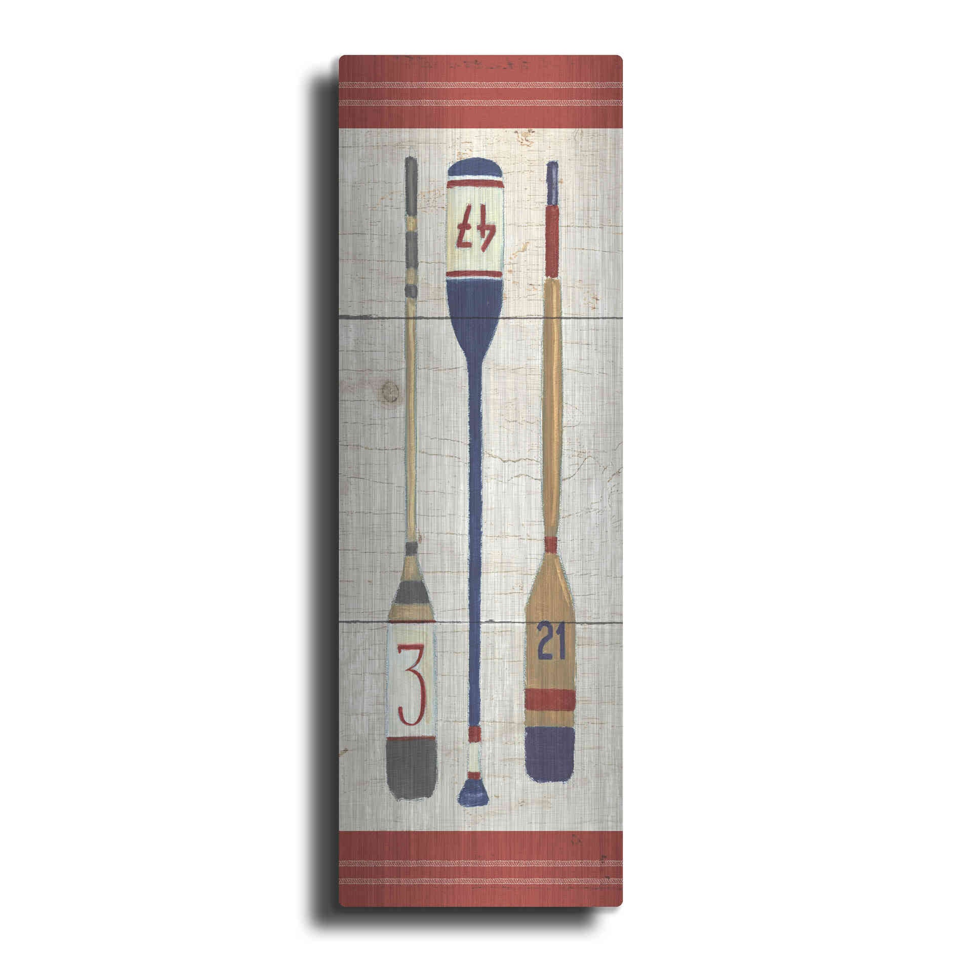 Luxe Metal Art 'Nautique X' by James Wiens, Metal Wall Art