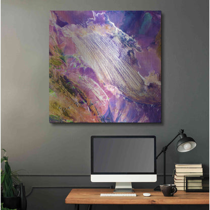 Luxe Metal Art 'Earth As Art: Wind Power', Metal Wall Art,36x36