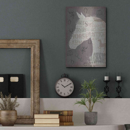 Luxe Metal Art 'Equine III' by James Wiens, Metal Wall Art,12x16