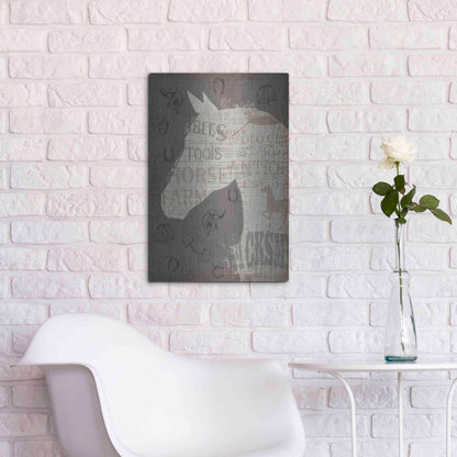 Luxe Metal Art 'Equine III' by James Wiens, Metal Wall Art,16x24