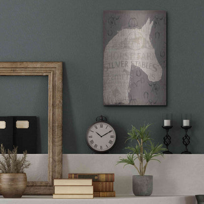 Luxe Metal Art 'Equine II' by James Wiens, Metal Wall Art,12x16