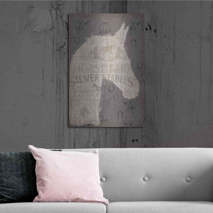 Luxe Metal Art 'Equine II' by James Wiens, Metal Wall Art,24x36