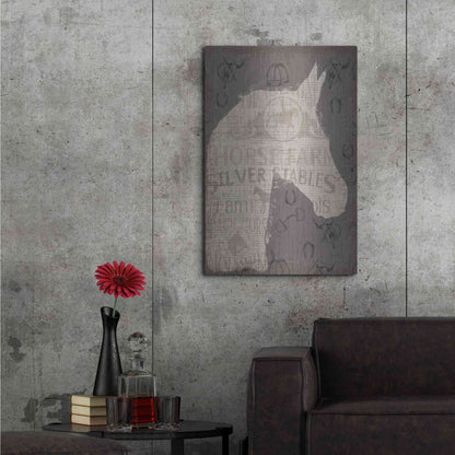 Luxe Metal Art 'Equine II' by James Wiens, Metal Wall Art,24x36