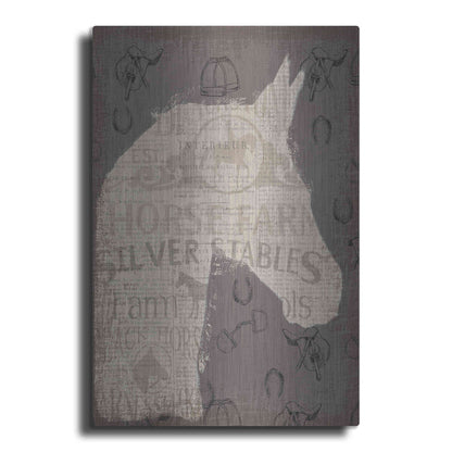 Luxe Metal Art 'Equine II' by James Wiens, Metal Wall Art