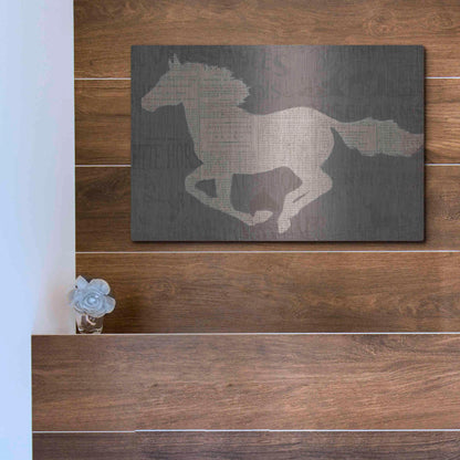 Luxe Metal Art 'Equine I' by James Wiens, Metal Wall Art,16x12