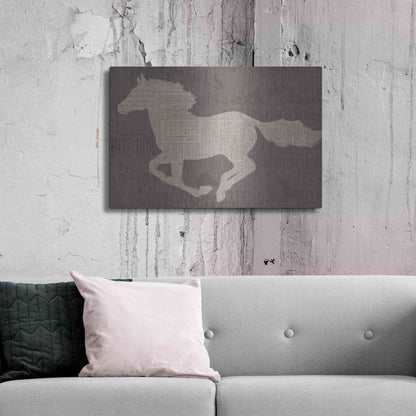 Luxe Metal Art 'Equine I' by James Wiens, Metal Wall Art,36x24