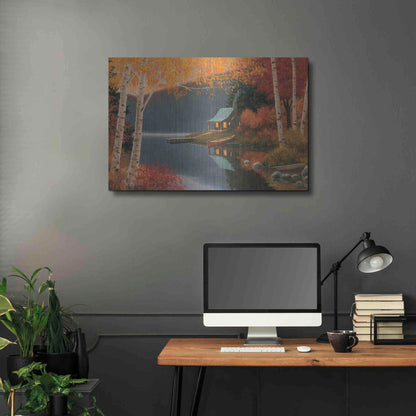 Luxe Metal Art 'Quiet Evening I' by James Wiens, Metal Wall Art,36x24