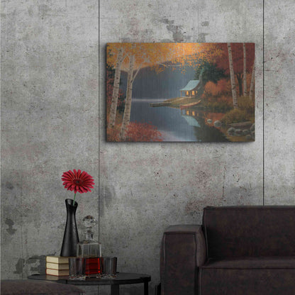 Luxe Metal Art 'Quiet Evening I' by James Wiens, Metal Wall Art,36x24