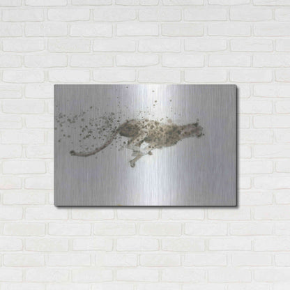 Luxe Metal Art 'Cheetah' by James Wiens, Metal Wall Art,36x24