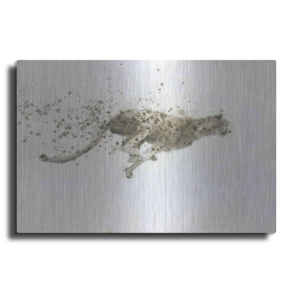 Luxe Metal Art 'Cheetah' by James Wiens, Metal Wall Art