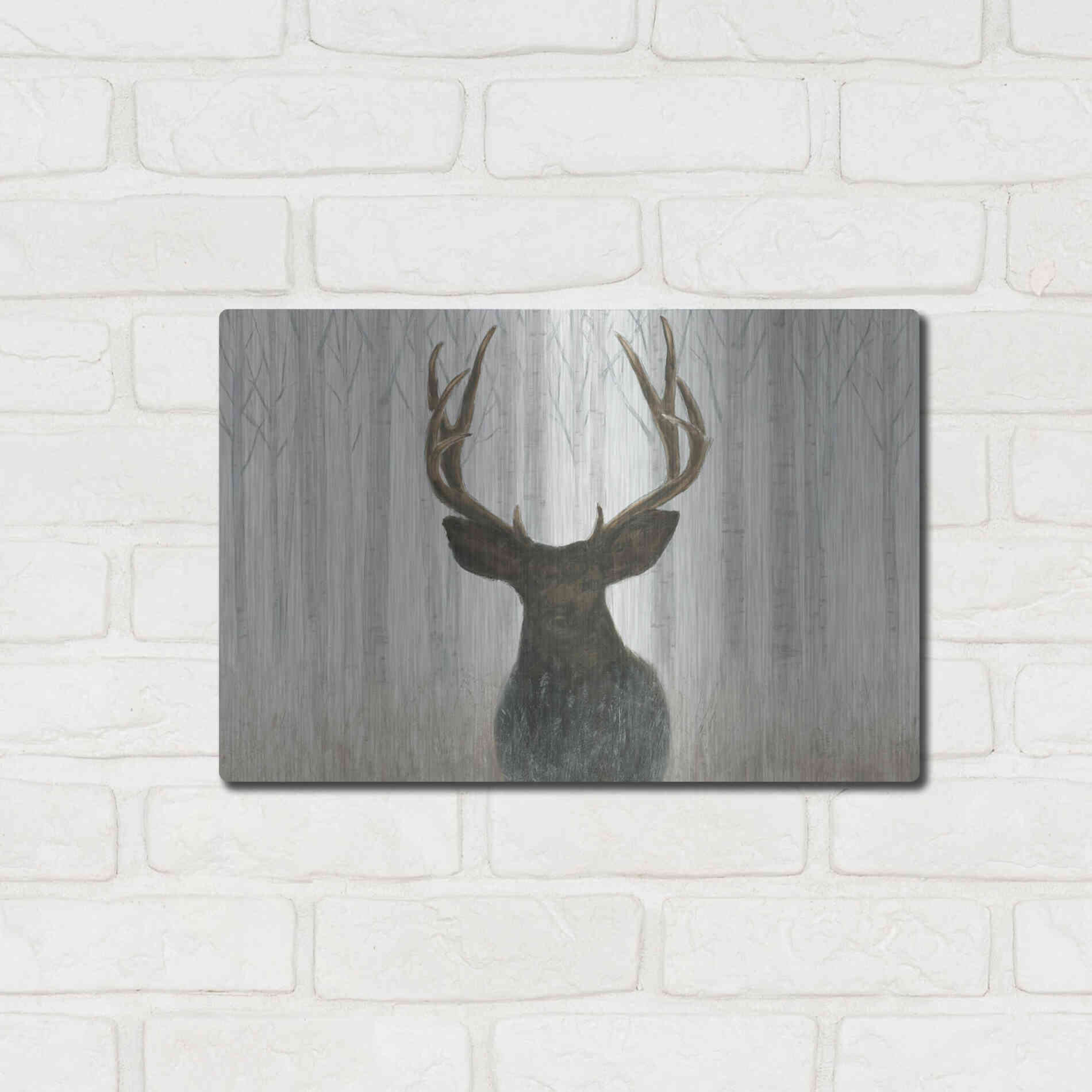 Luxe Metal Art 'Into the Forest' by James Wiens, Metal Wall Art,16x12